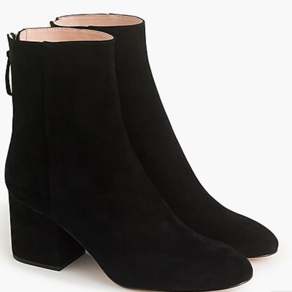 J. Crew Shoes - J CREW Sadie Ankle Boots in Black Suede
